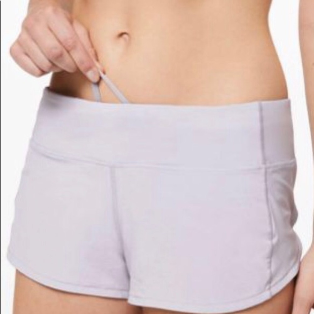 lululemon speed up short 2.5 size 6
